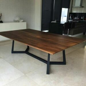 Mesa Comedor Roble Oscuro C#906