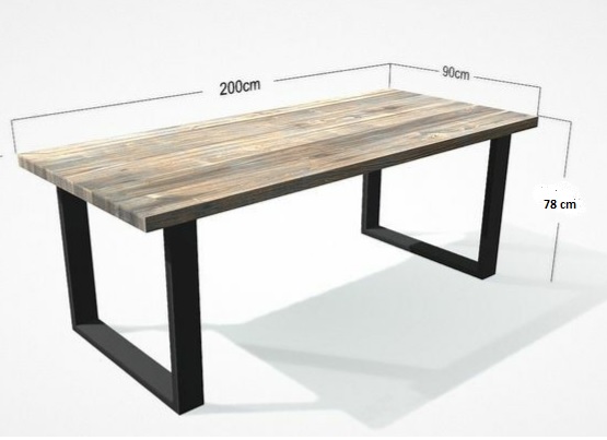 Mesa Comedor Roble C#905 - Imagen 2