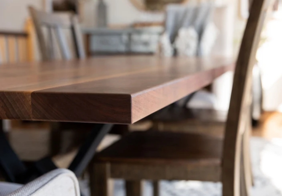 Mesa Comedor Roble Oscuro C#906 - Imagen 3