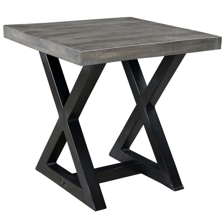 Mesa Lateral X Roble modelo L#703 - Imagen 4