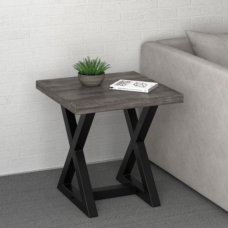 Mesa Lateral X Roble modelo L#703 - Imagen 3